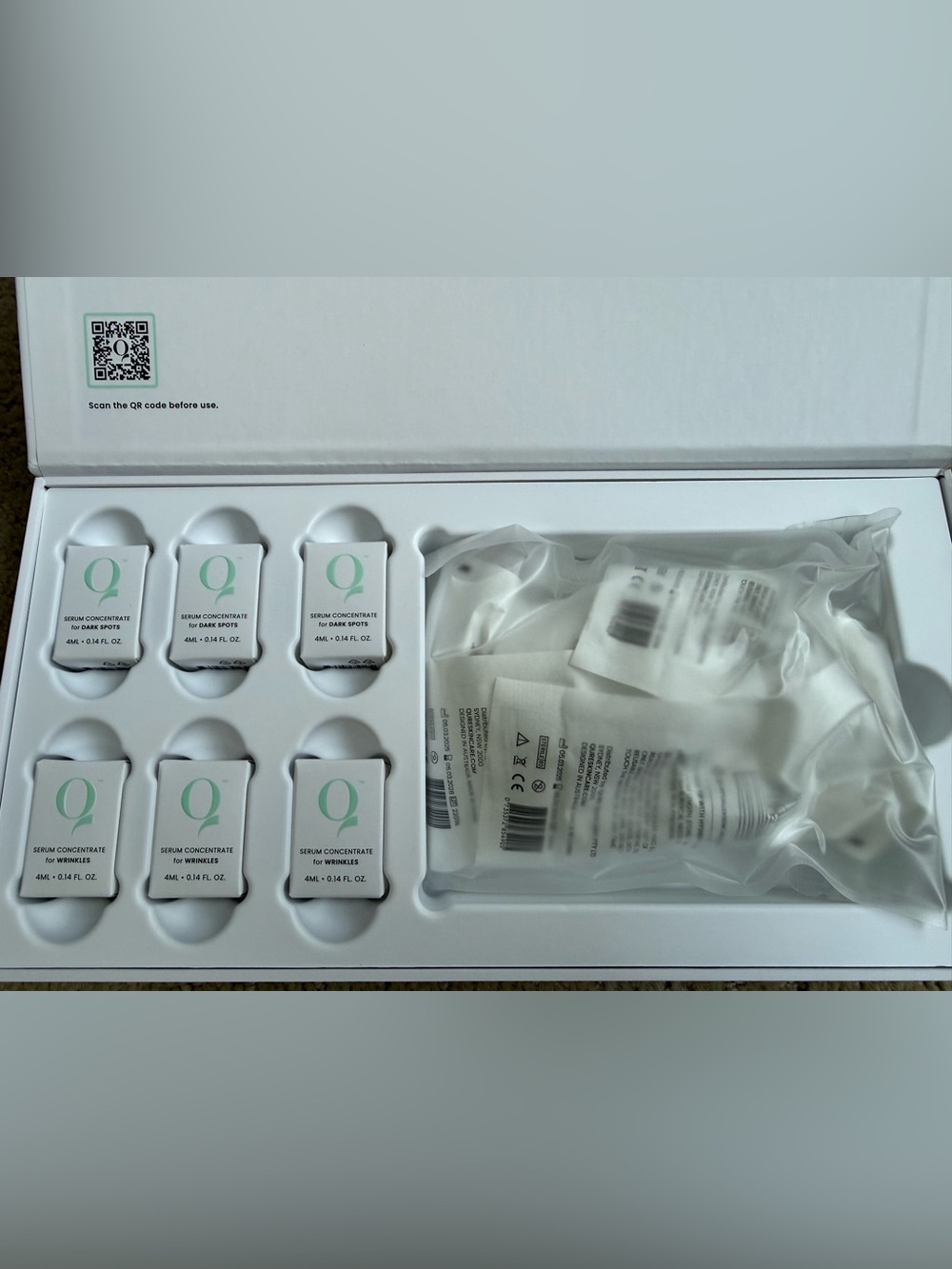 Qure 3 Month Serum Refill Kit for dark spots and wrinkles